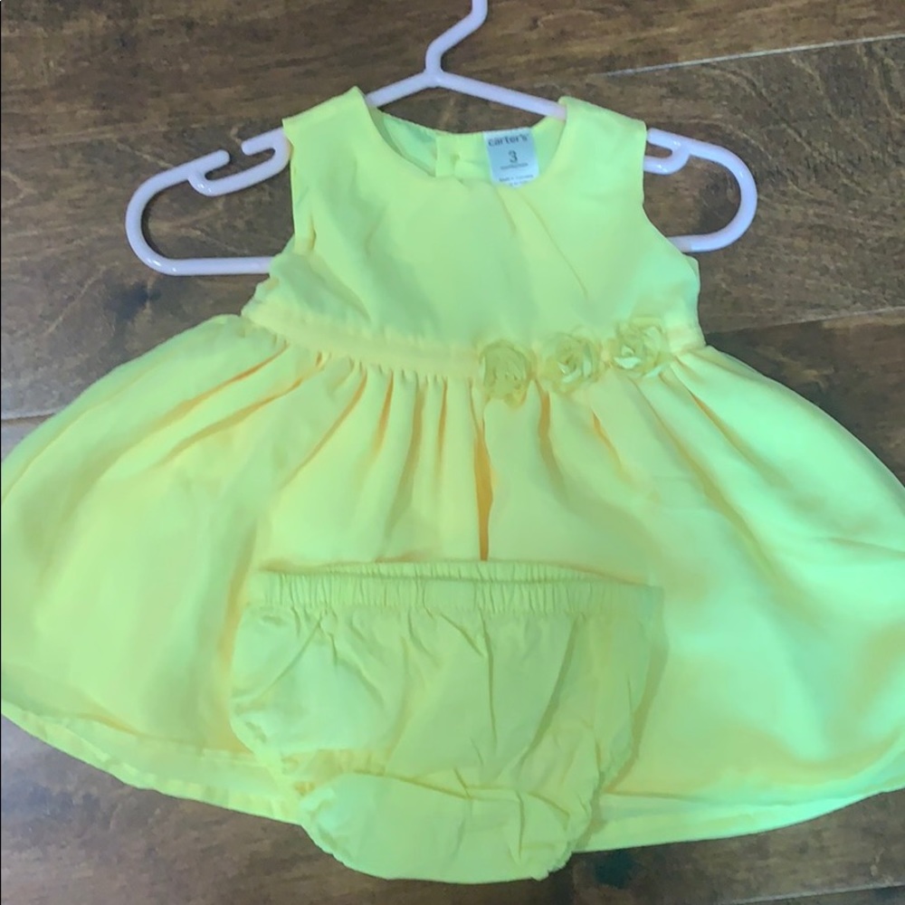 Carter’s 3 month yellow dress